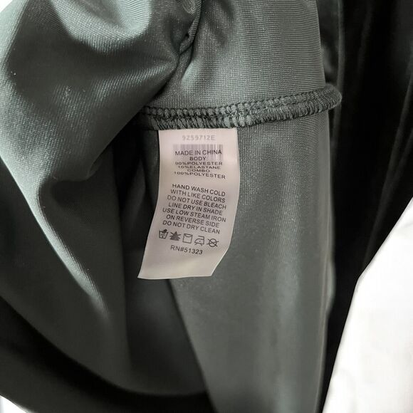 New Vince Camuto Velvet Emerald Green Sheer Balloon Long Sleeve Dress Size 2X - Picture 15 of 16